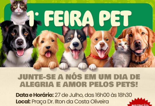 1ª feira pet