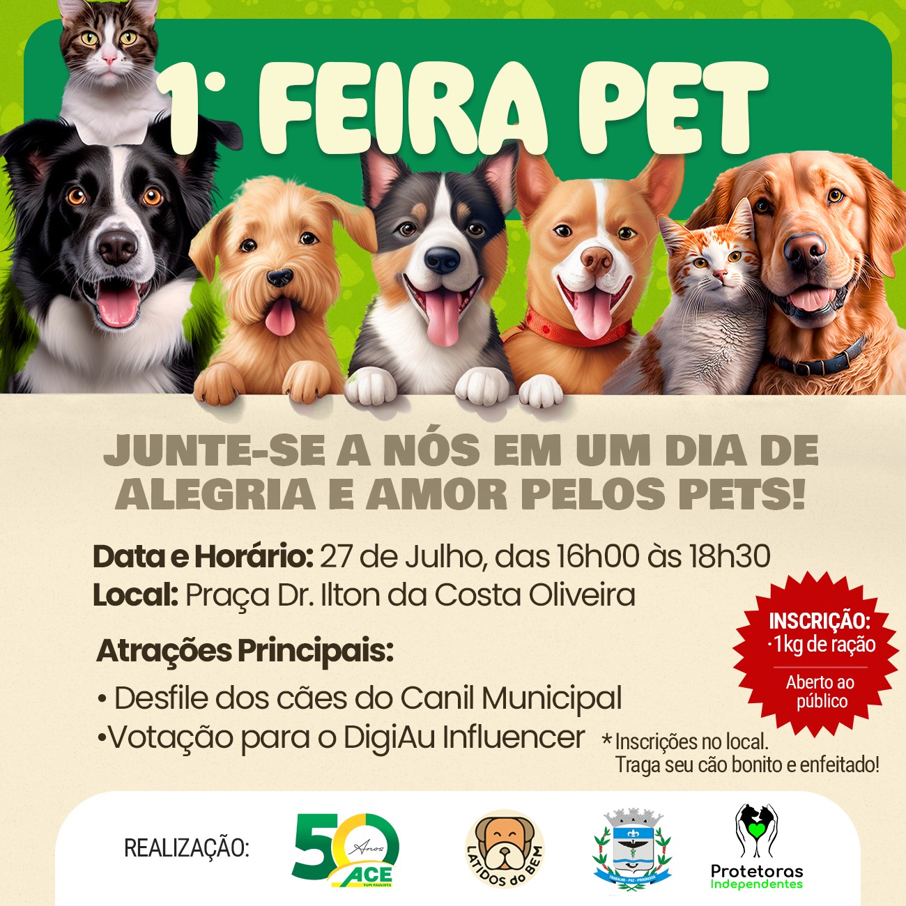 1ª feira pet